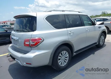 2017 Nissan Armada Sv из США, поврежденный, VIN JN8AY2ND2H9009153